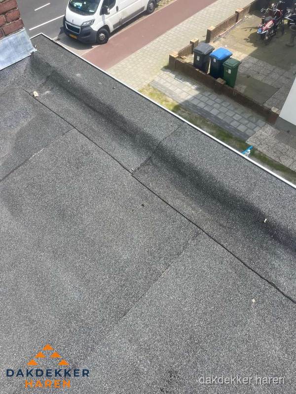 Kosten dakisolatie: plat dak met bitumen dakbedekking in Haren